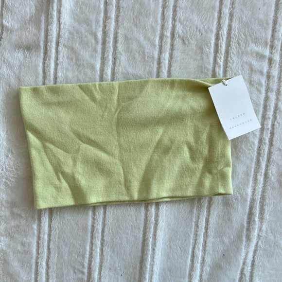 Lauren Manoogian Tops - Lauren manoogian Light Green Tube Top